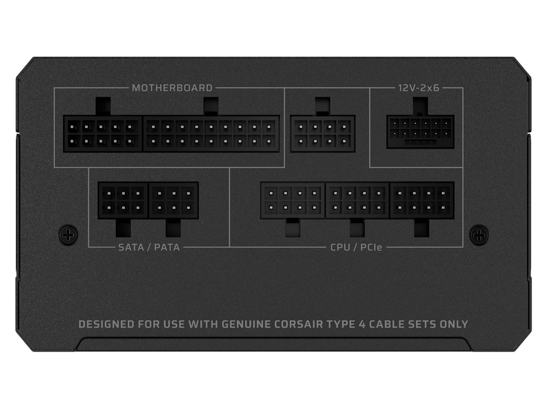 Corsair RMe Series RM1000e (2025) Netzteile - 1000 Watt - 120 mm - ATX 3.1 - 80 Plus Gold zertifiziert