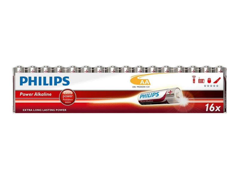 Philips Power Alkaline LR6P16F battery - 16 x AA type - Alkaline
