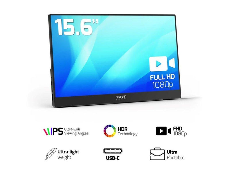 15.6" PORT Designs PORT Connect LCD monitor - Full HD (1080p) - 15.6"