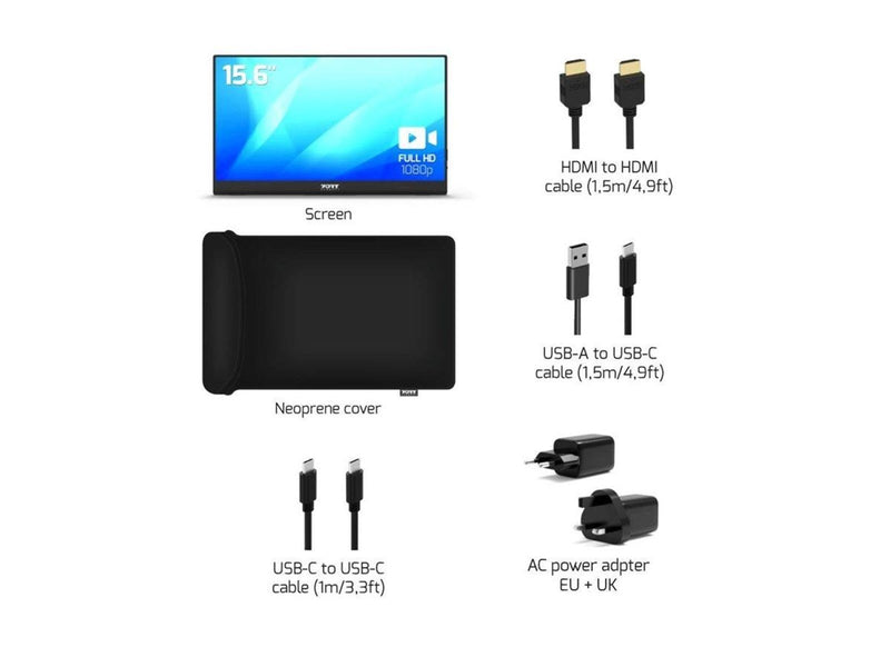 15.6" PORT Designs PORT Connect LCD monitor - Full HD (1080p) - 15.6"