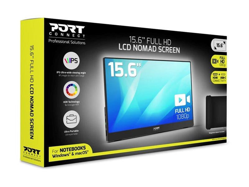 15.6" PORT Designs PORT Connect LCD monitor - Full HD (1080p) - 15.6"