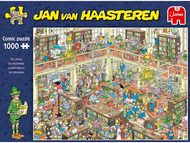 Jan van Haasteren The Library (1000)
