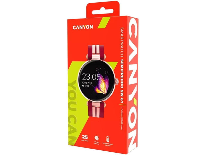 Canyon Semifreddo CNS-SW61BR smartwatch / sport watch