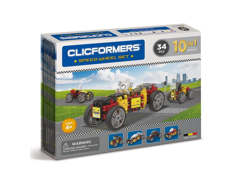 Clicformers - Race Car Set 10-in-1 34pcs