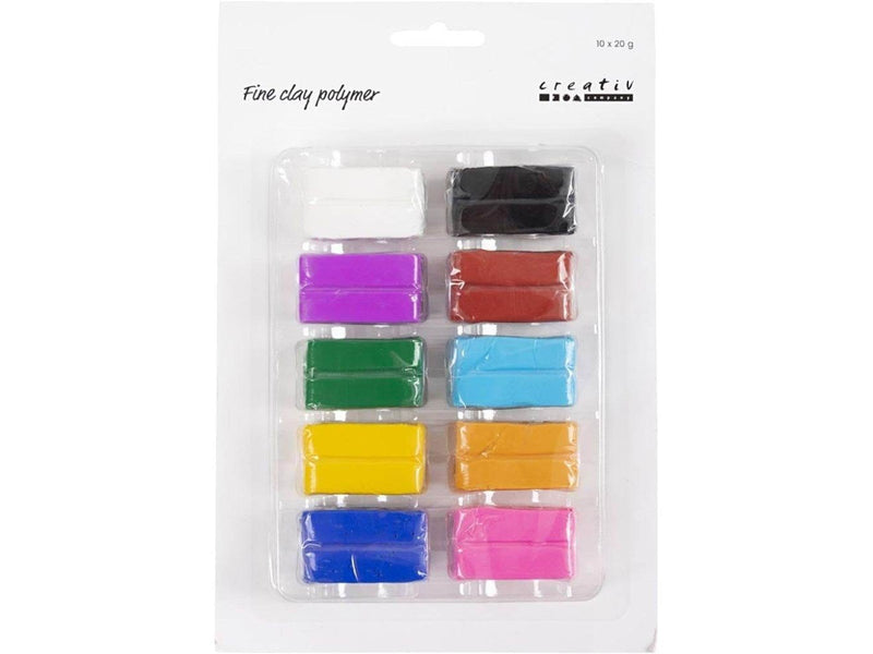 Creativ Company Fine Clay Polymer - 10 x 20 g