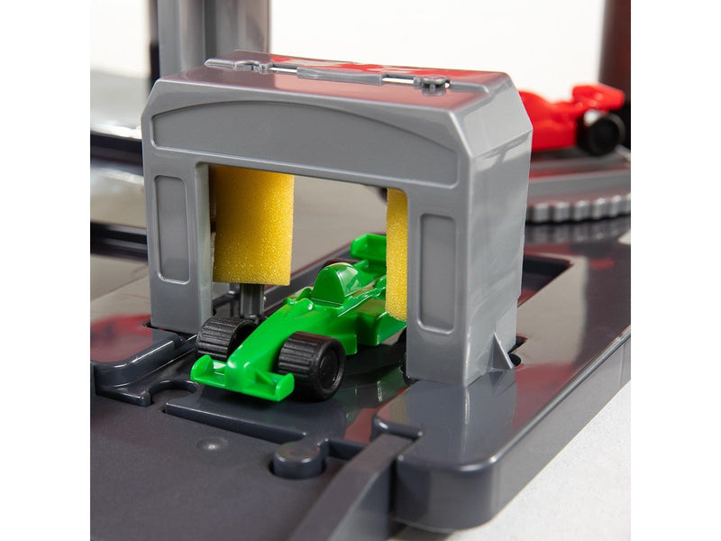 Cavallino Toys - Cavallino Racing Parking Garage Red with 4 Floors and Cars Playset