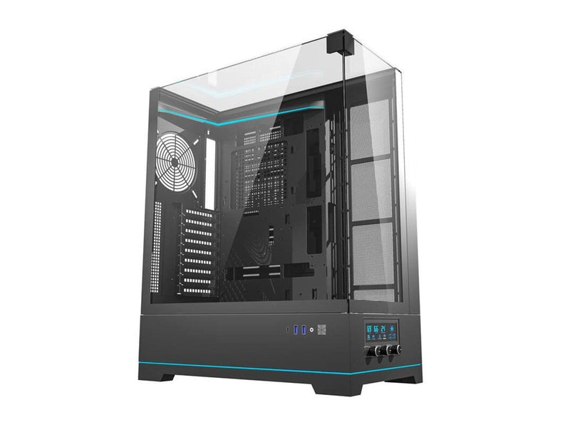 Darkflash DY450L computer case without fans (black) - Gehäuse - Miditower - Schwarz