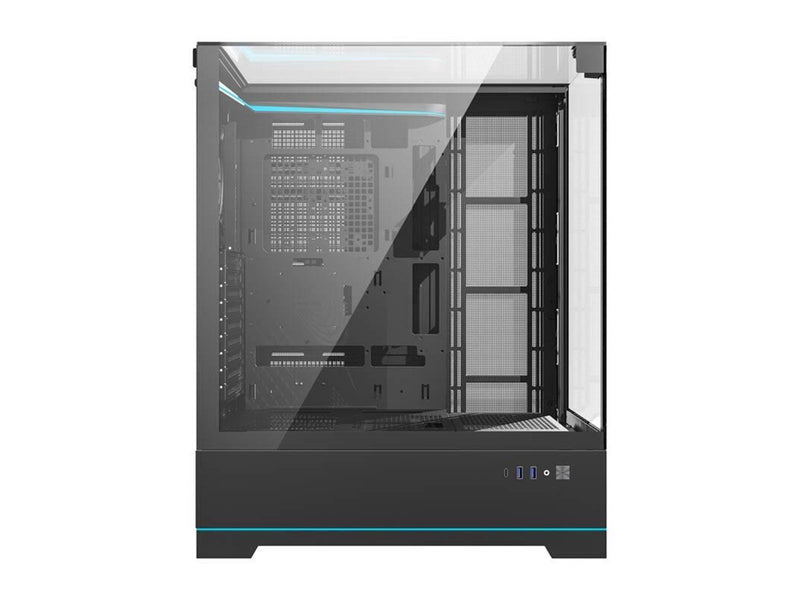 Darkflash DY450L computer case without fans (black) - Gehäuse - Miditower - Schwarz