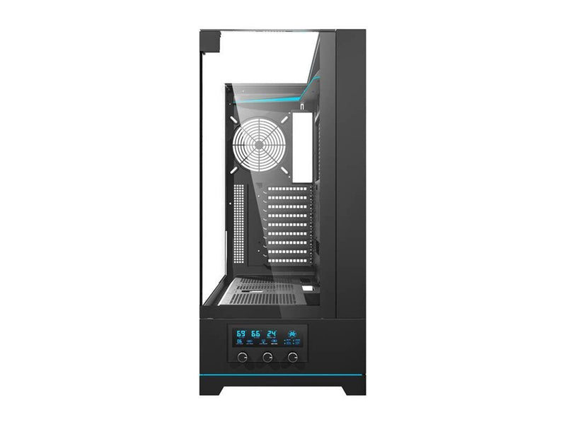 Darkflash DY450L computer case without fans (black) - Gehäuse - Miditower - Schwarz
