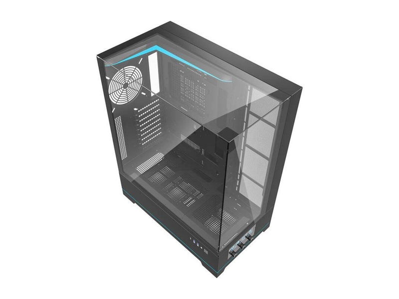 Darkflash DY450L computer case without fans (black) - Gehäuse - Miditower - Schwarz