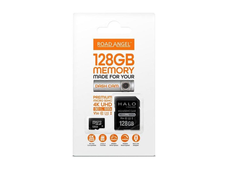 ROAD ANGEL 128GB MicroSD Card (UHS Speed Class 3)