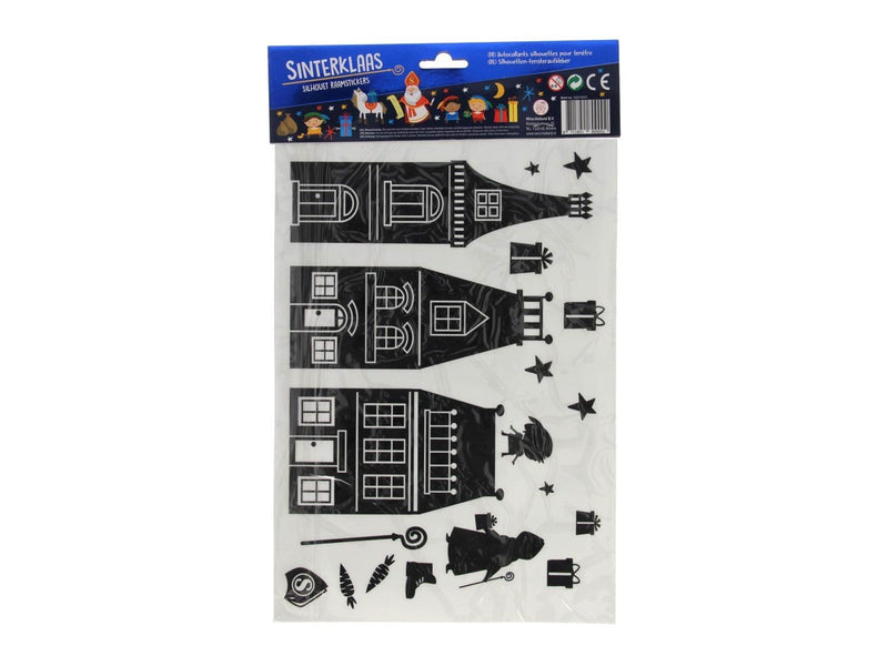 Wins Holland - Silhouette Window Stickers Sinterklaas