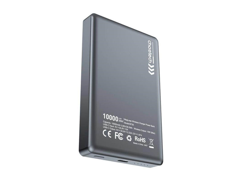 Choetech powerbank B739 10000mAh 20W PD thin (black) Powerbank (Akku) - schwarz - 10000 mAh
