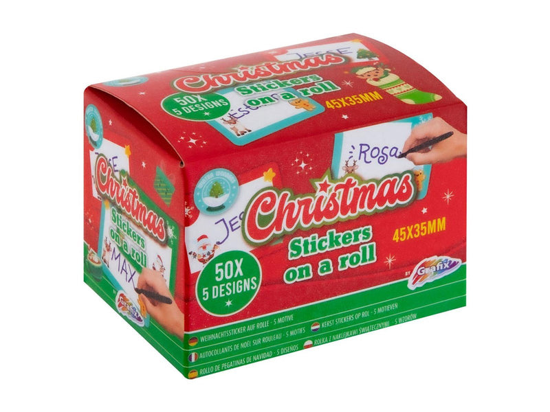 Grafix - Name stickers Christmas 50 pcs.