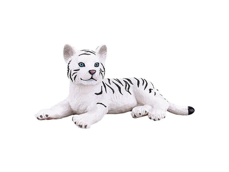 Mojo - Wildlife White Tiger Cub Lying