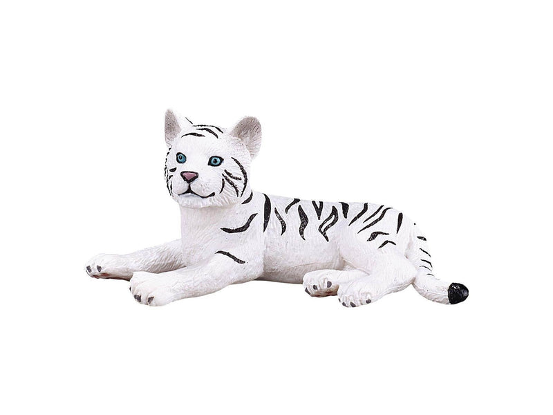 Mojo - Wildlife White Tiger Cub Lying