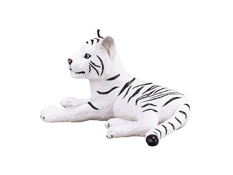 Mojo - Wildlife White Tiger Cub Lying