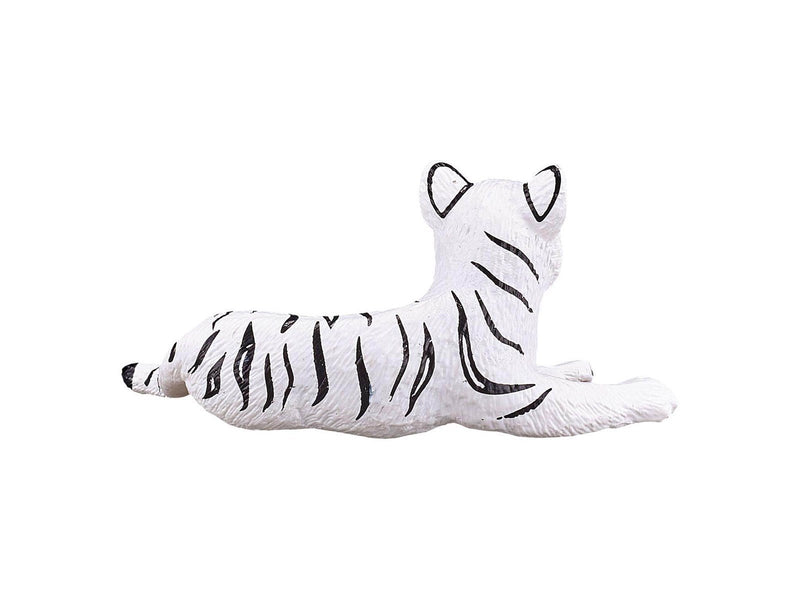 Mojo - Wildlife White Tiger Cub Lying