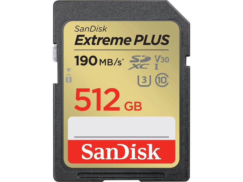 SanDisk Extreme Plus SD - 190MB/s - 512GB