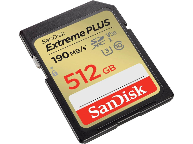 SanDisk Extreme Plus SD - 190MB/s - 512GB