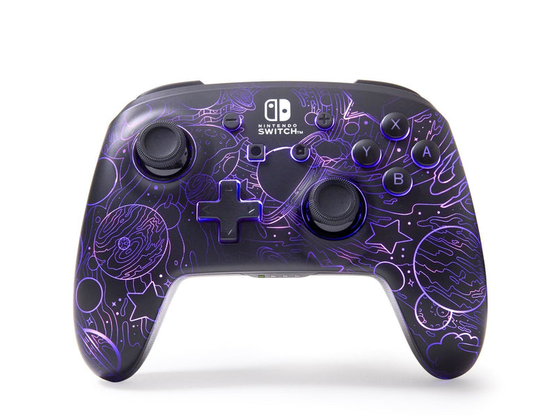 PowerA Verbesserter kabelloser Controller für Nintendo Switch mit Lumectra - Galaktischer Wirbel