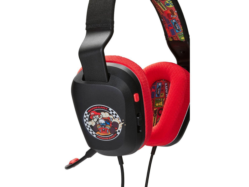 PowerA Wired Stereo Headset for Nintendo Switch - Mario Kart Rivals
