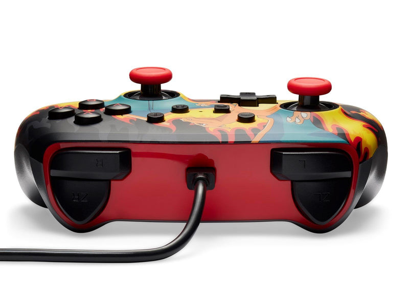 PowerA Verbesserter kabelgebundener Controller für Nintendo Switch - Charizard-Feuersturm