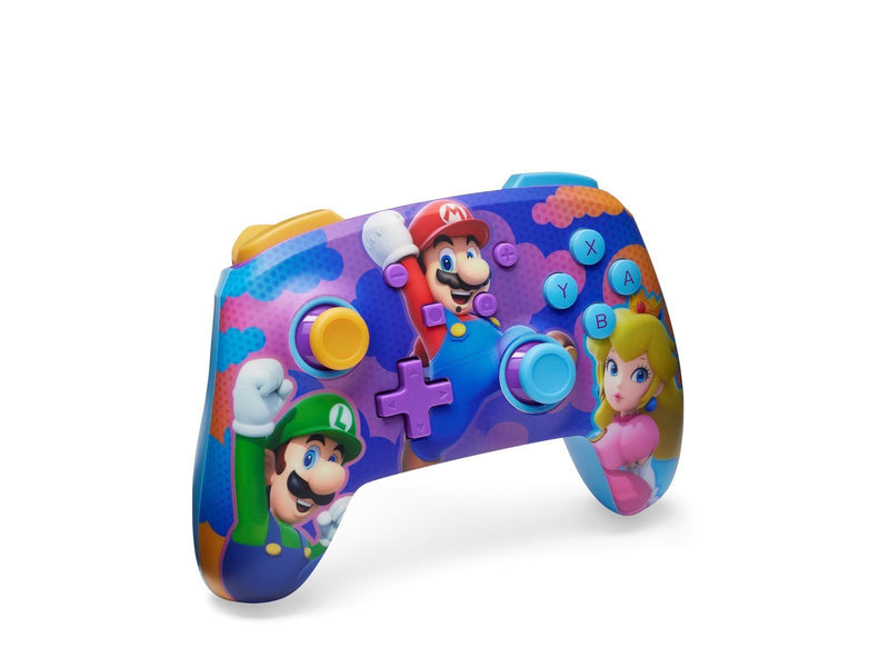 PowerA Verbesserter kabelloser Controller für Nintendo Switch - Farbspritzer-Helden - Controller