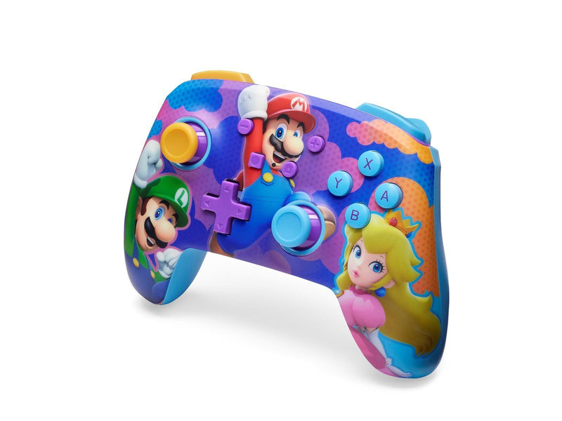 PowerA Verbesserter kabelloser Controller für Nintendo Switch - Farbspritzer-Helden - Controller