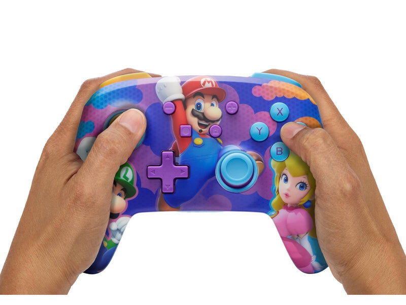 PowerA Verbesserter kabelloser Controller für Nintendo Switch - Farbspritzer-Helden - Controller