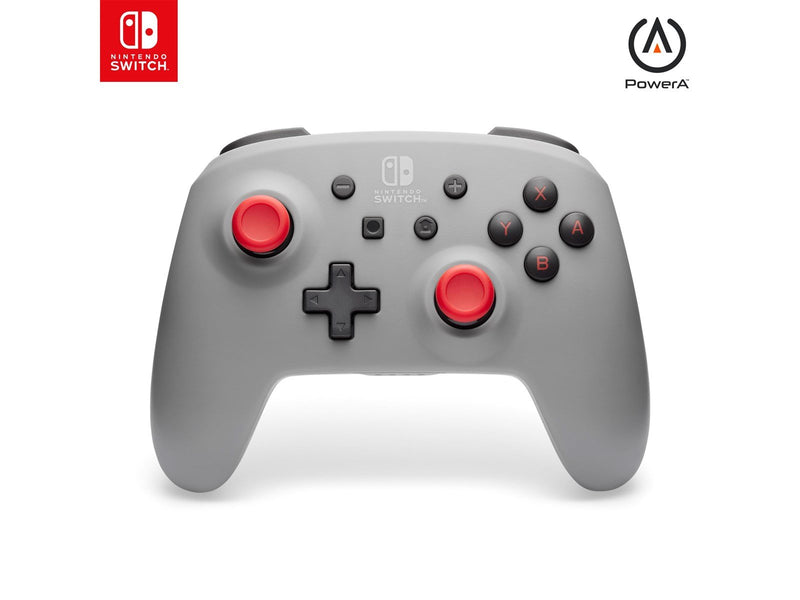 PowerA Kabelloser Controller für Nintendo Switch - Retro-Grau - Wireless Controller - Nintendo Switch