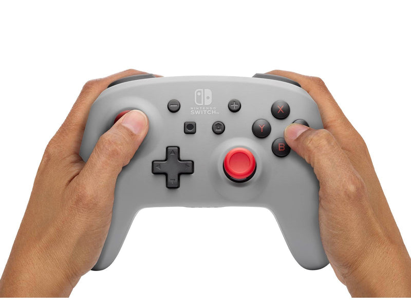 PowerA Kabelloser Controller für Nintendo Switch - Retro-Grau - Wireless Controller - Nintendo Switch