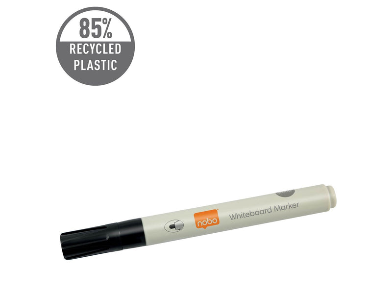 Nobo Whiteboard-Stifte, Marker mit Rundspitze – 4er-Pack