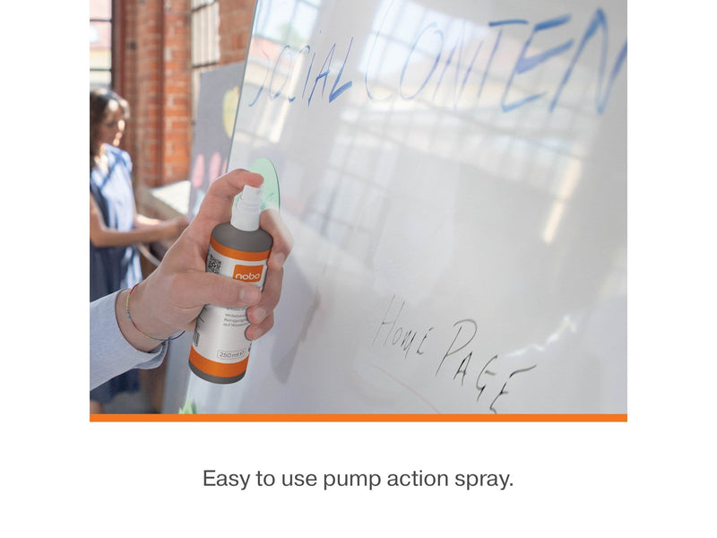 Nobo Whiteboard-Reinigungsspray auf Wasserbasis 250 ml