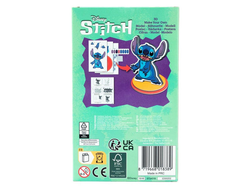 Canenco - Stitch Make Your Own 3D Figure Craft Kit