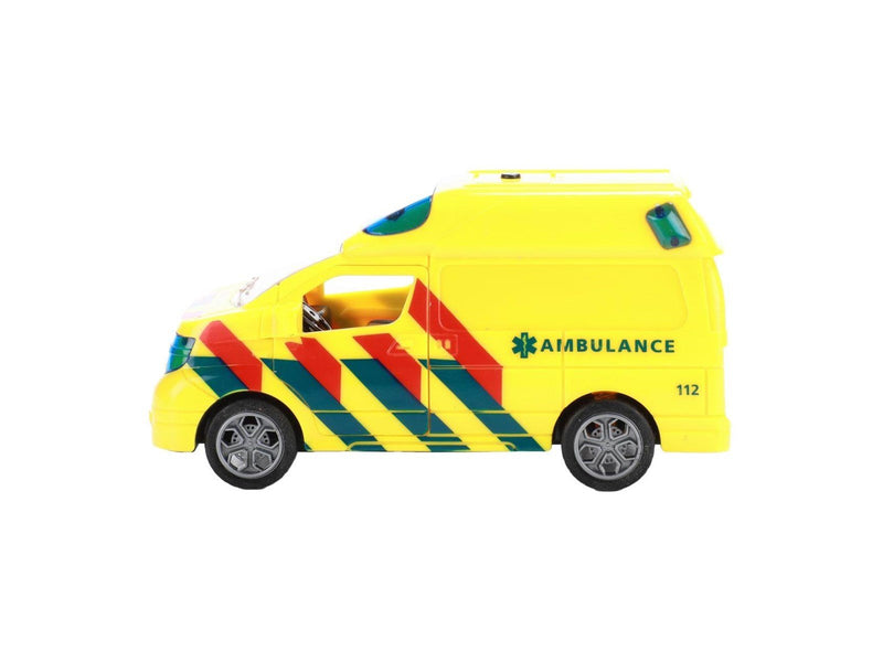 Toi-Toys - Cars & Trucks Friction Ambulance (NL) with Light and Sound