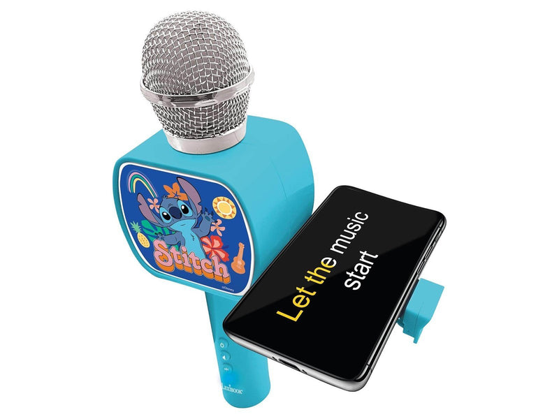 Lexibook Disney Stitch Bluetooth® Karaoke Microphone with voice change function