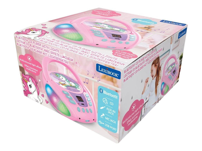 Lexibook Unicorn - boombox - CD Bluetooth