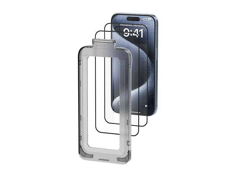 Vention KUKTCC-20 tempered glass for iPhone 15 Plus +applicator