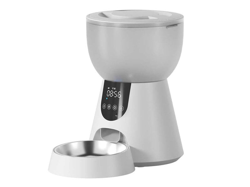 PetWant F17 LED automatic food dispenser + W8 drinker