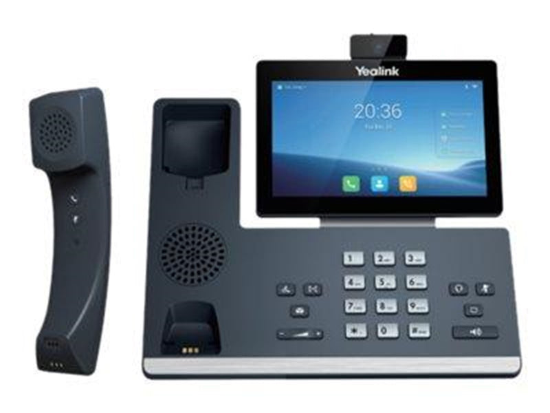 Yealink SIP-T58W Pro with camera - VoIP phone - with Bluetooth interface with caller ID - 10-party call capability - with  CAM50