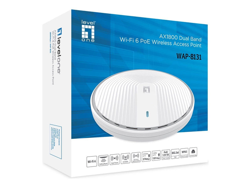 LevelOne WAP-8131 - radio access point - Wi-Fi 6