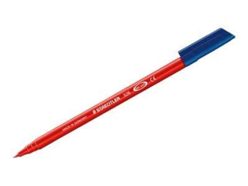 Staedtler Noris Club 326 - fibre-tip pen - black red blue green light blue yellow orange violet willow green van dyke brown (pac