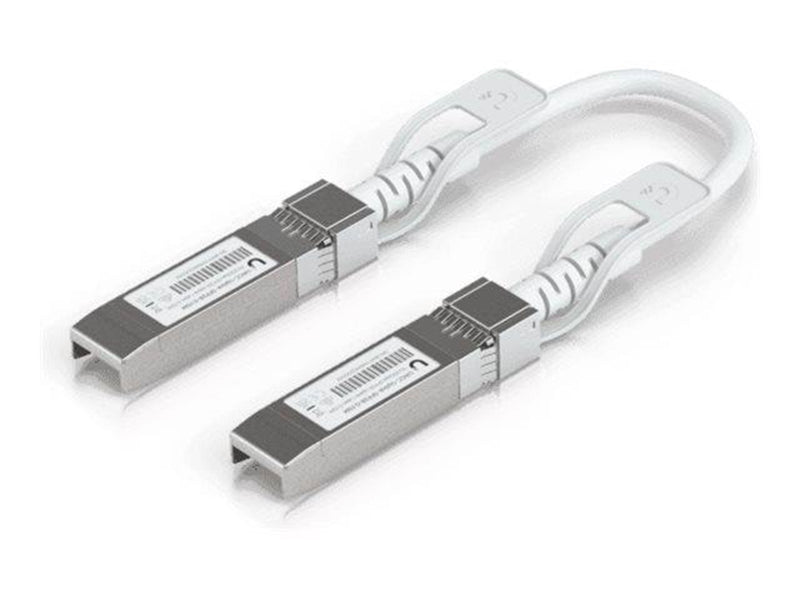 Ubiquiti UniFi 25GBase direct attach cable - 15 cm - white - Weiß - 0.1 meter