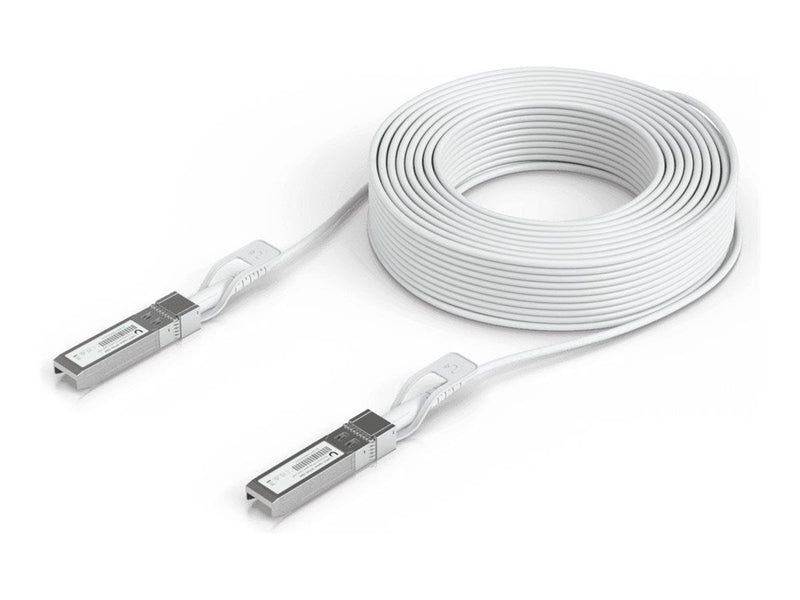 Ubiquiti UniFi 25GBase direct attach cable - 30 m - white - Weiß - 30 meter