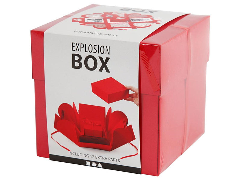 Creativ Company Explosion box - Red
