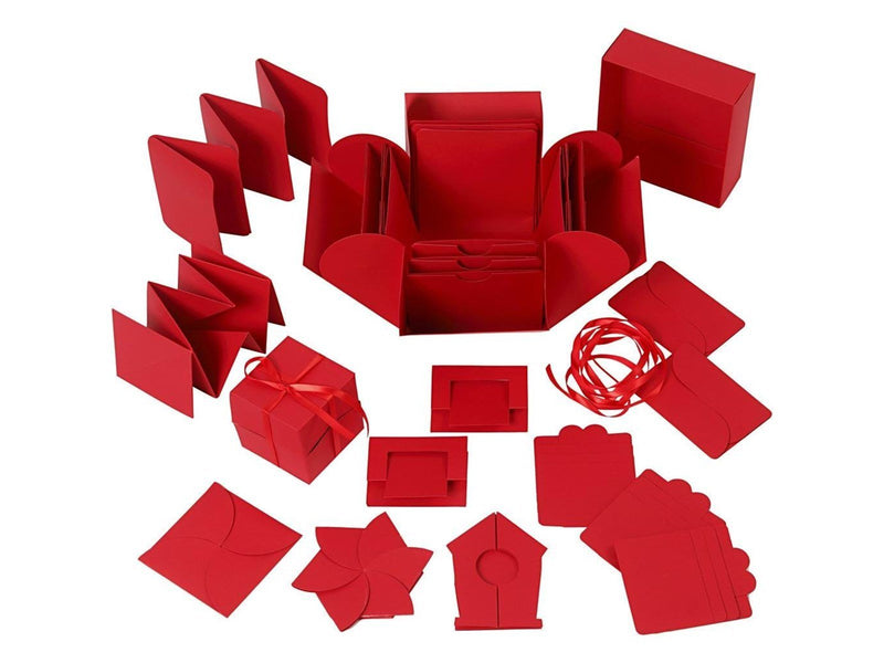 Creativ Company Explosion box - Red
