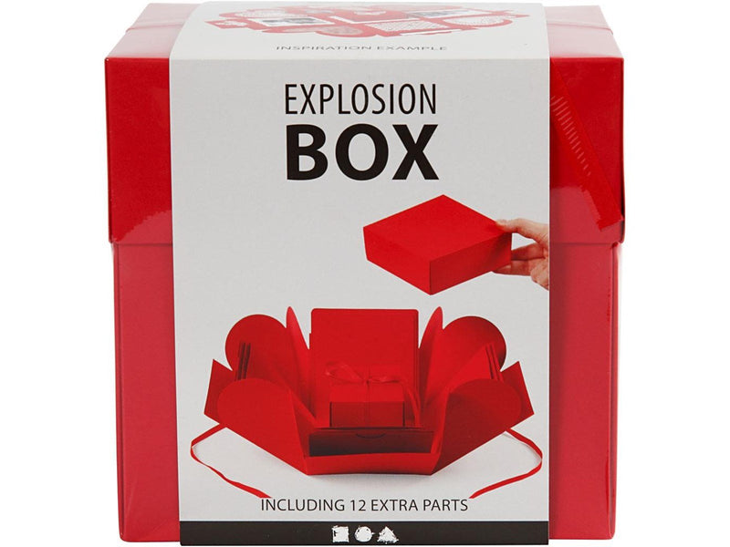 Creativ Company Explosion box - Red