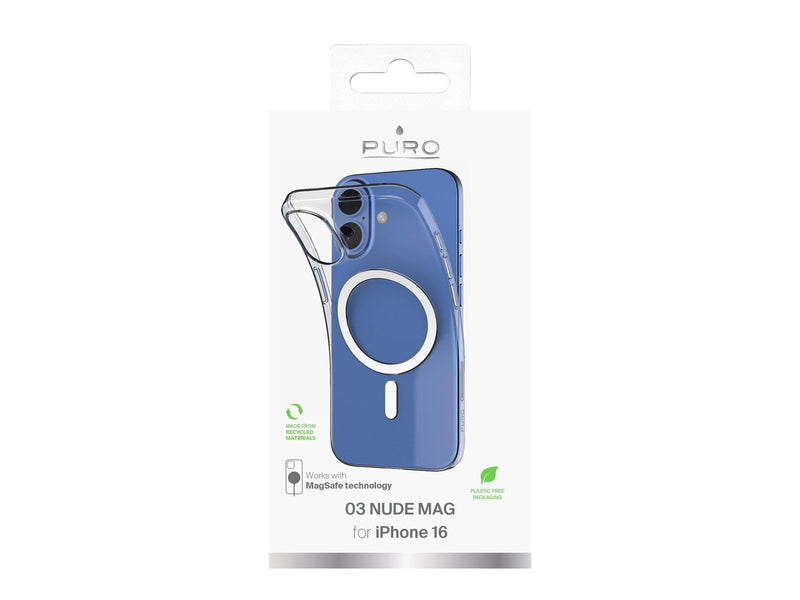 Puro Back Cover Transparent - iPhone 16