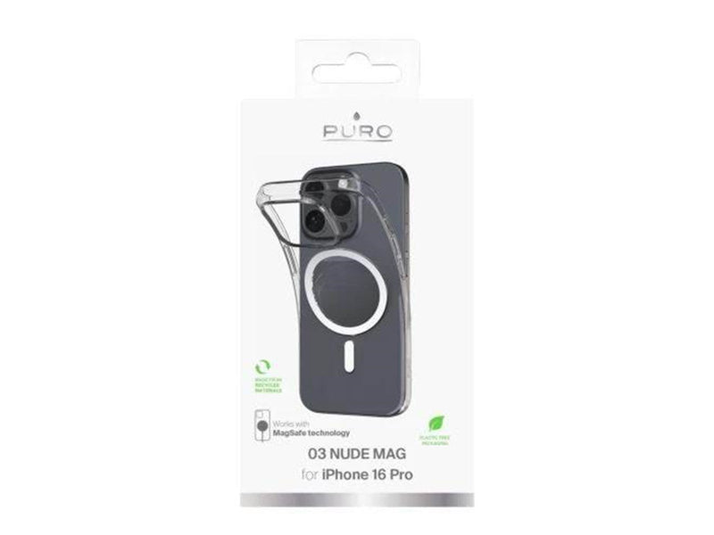 Puro Back Cover Transparent - iPhone 16 Pro